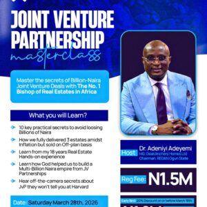 Joint Venture Partnership Masterclass